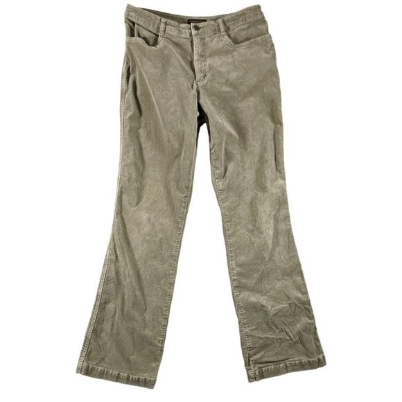 Royal Robbins Corduroy Pants Womens 8 Cotton Stretchy Green 30 X 28.5 - Picture 1 of 12